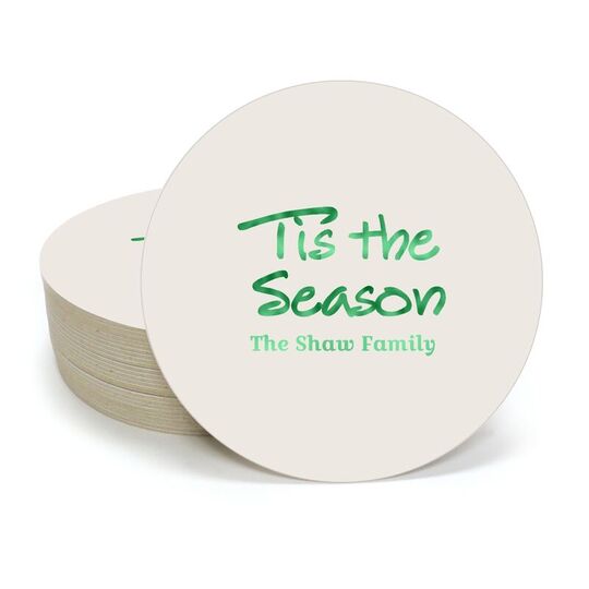 Studio 'Tis The Season Round Coasters