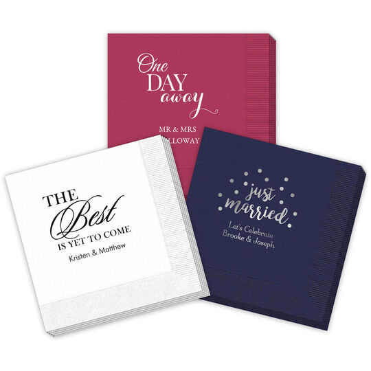 Design Your Own Wedding Napkins