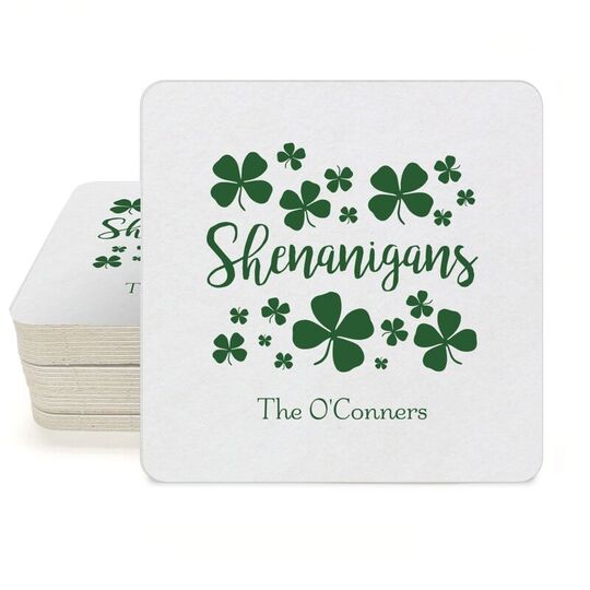 Shenanigans Square Coasters