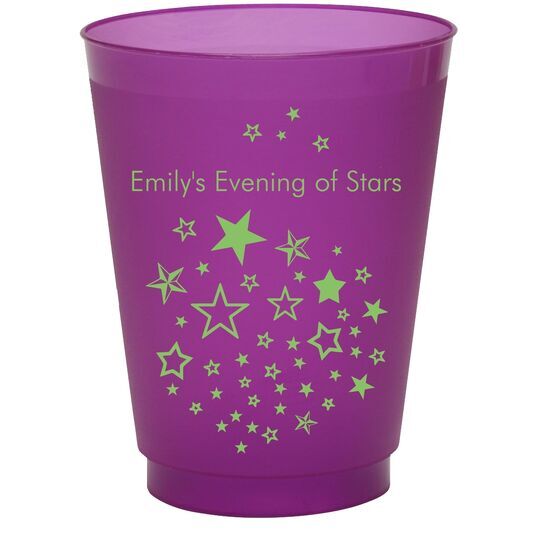 Star Party Colored Shatterproof Cups