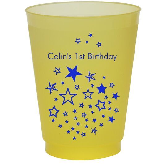 Star Party Colored Shatterproof Cups