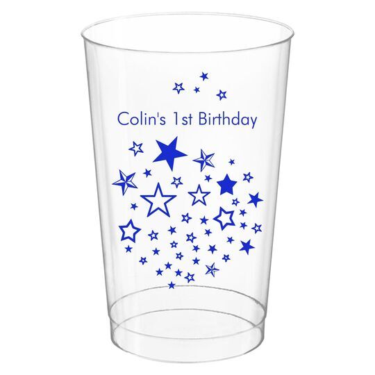 Star Party Clear Plastic Cups