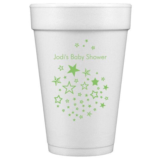 Star Party Styrofoam Cups