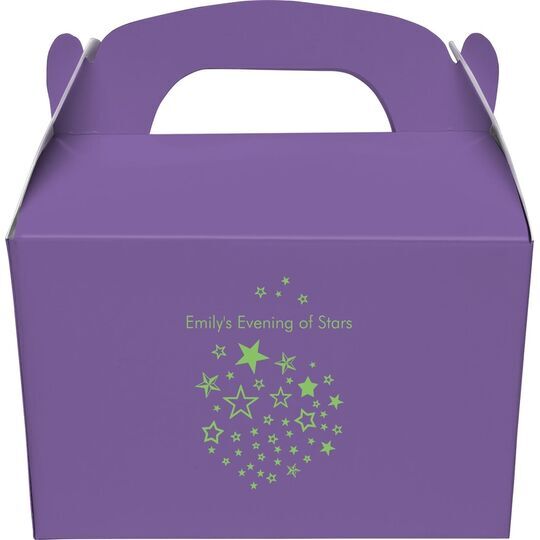 Star Party Gable Favor Boxes