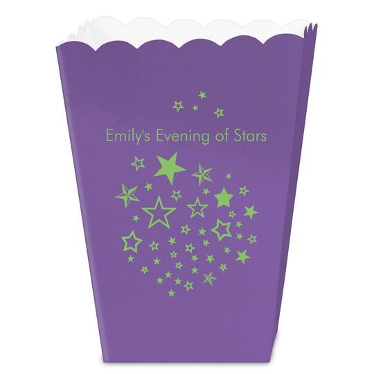 Star Party Mini Popcorn Boxes