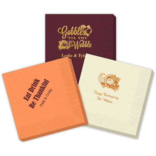 Design Your Own Thanksgiving Napkins