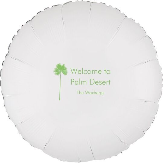 Palm Tree Silhouette Mylar Balloons