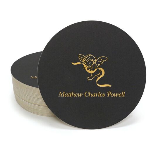 Little Cherub Round Coasters