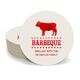 BBQ Cow Round Coasters Image 2 of 4