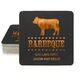BBQ Cow Square Coasters Image 4 of 4