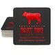 BBQ Cow Square Coasters Image 2 of 4
