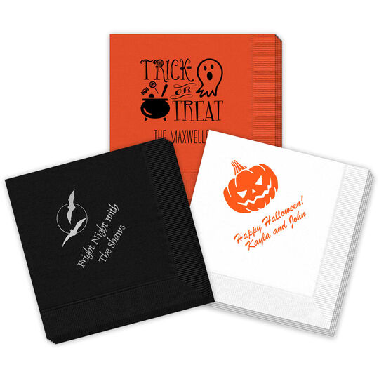 Design Your Own Halloween Napkins