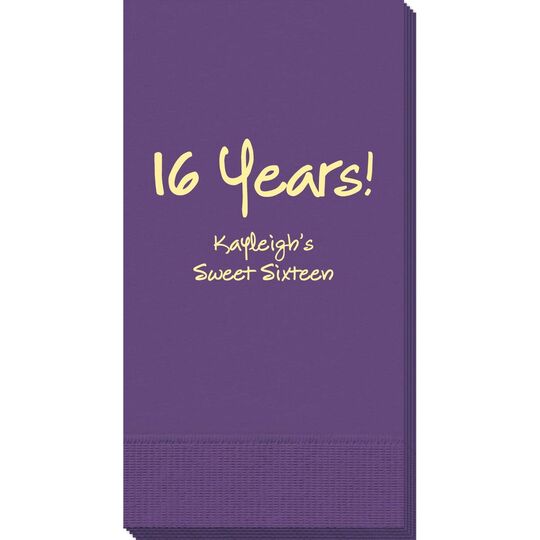 Studio Milestone Year Guest Towels