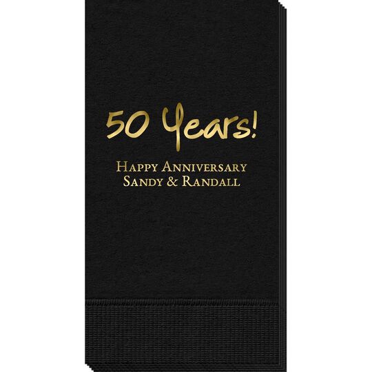 Studio Milestone Year Guest Towels