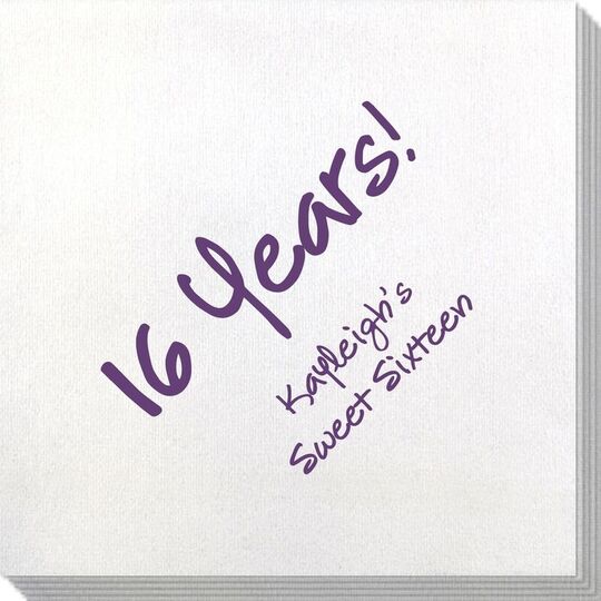 Studio Milestone Year Bamboo Luxe Napkins