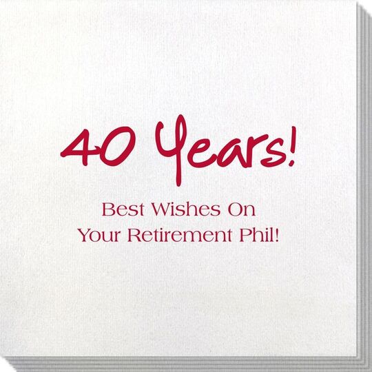 Studio Milestone Year Bamboo Luxe Napkins