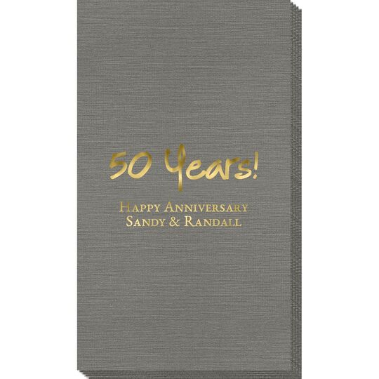 Studio Milestone Year Bamboo Luxe Guest Towels