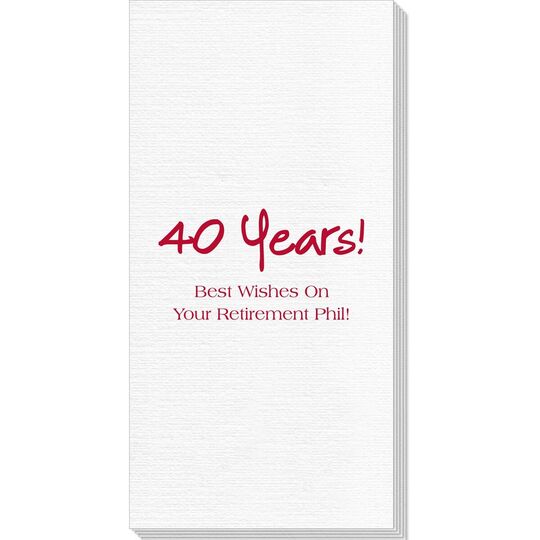 Studio Milestone Year Deville Guest Towels