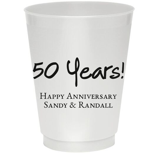 Studio Milestone Year Colored Shatterproof Cups