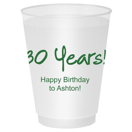 Studio Milestone Year Shatterproof Cups