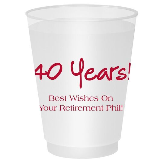 Studio Milestone Year Shatterproof Cups