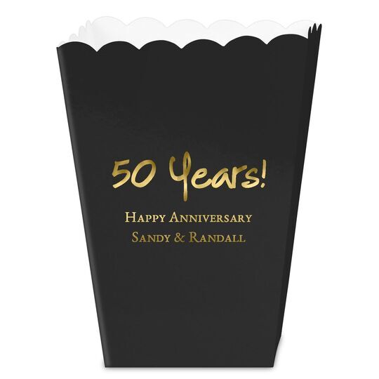 Studio Milestone Year Mini Popcorn Boxes