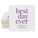 Best Day Ever Big Word Square Coasters Image 3 of 5