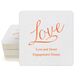 Expressive Script Love Square Coasters Image 3 of 3