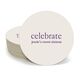 Big Word Celebrate Round Coasters Image 3 of 5