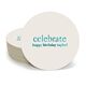 Big Word Celebrate Round Coasters Image 4 of 5
