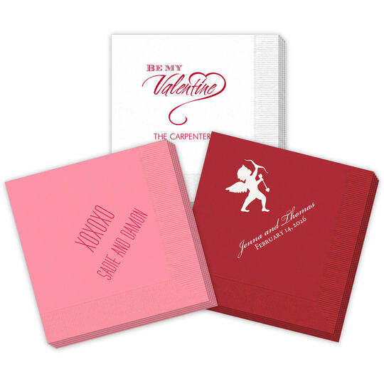 Design Your Own Valentine's Day Napkins