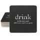 Big Word Drink Square Coasters Image 3 of 4