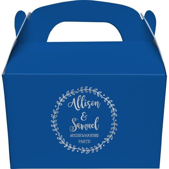 Sweet Wreath Gable Favor Boxes