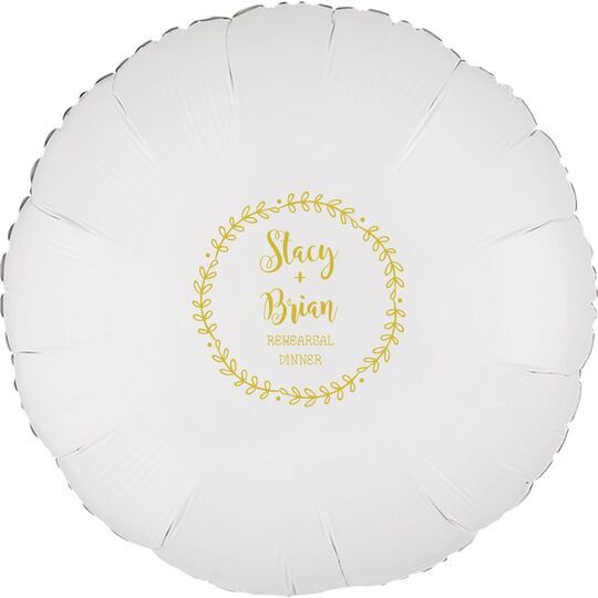 Sweet Wreath Mylar Balloons