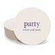 Big Word Party Round Coasters Image 3 of 3
