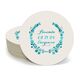 Floral Laurel Wreath Round Coasters Image 2 of 5