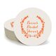 Floral Laurel Wreath Round Coasters Image 4 of 5