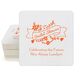 Bridal Shower Ribbon Square Coasters Image 1 of 2