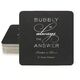 Bubbly is the Answer Square Coasters Image 1 of 5