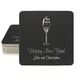 Bubbly Champagne Square Coasters Image 2 of 5