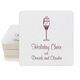 Bubbly Champagne Square Coasters Image 4 of 5