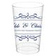 Royal Flourish Framed Names and Text Clear Plastic Cups Image 1 of 3