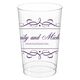 Royal Flourish Framed Names and Text Clear Plastic Cups Image 3 of 3