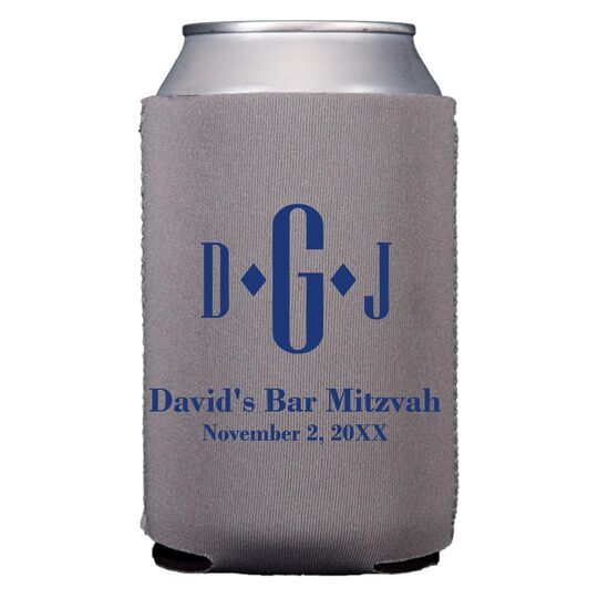 Condensed Monogram with Text Collapsible Huggers