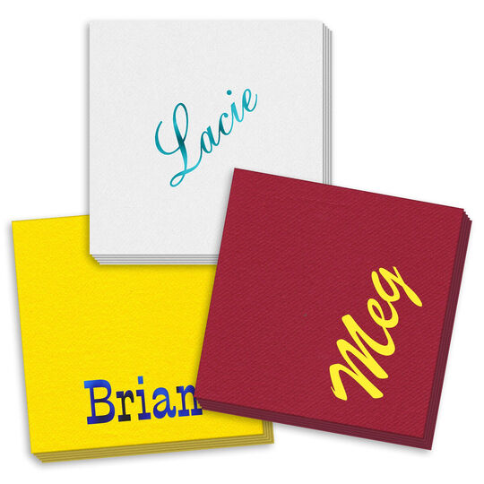 Design Your Own Big Name Linen Like Napkins