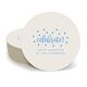 Confetti Dots Celebrate Round Coasters Image 8 of 17