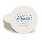 Confetti Dots Celebrate Round Coasters Image 9 of 17