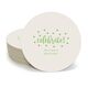 Confetti Dots Celebrate Round Coasters Image 15 of 17