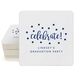 Confetti Dots Celebrate Square Coasters Image 2 of 16