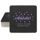 Confetti Dots Celebrate Square Coasters Image 7 of 16